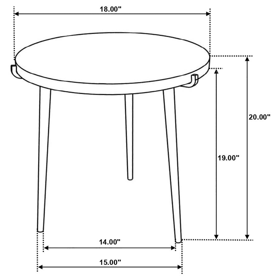 Pilar Brown End Table - furniture place usa