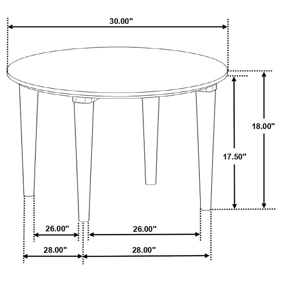 Aldis White Coffee Table - furniture place usa