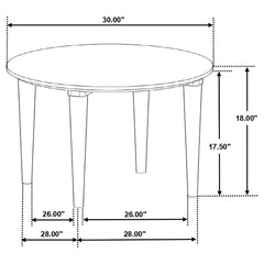 Aldis White Coffee Table - furniture place usa