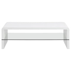 Airell White Coffee Table - furniture place usa