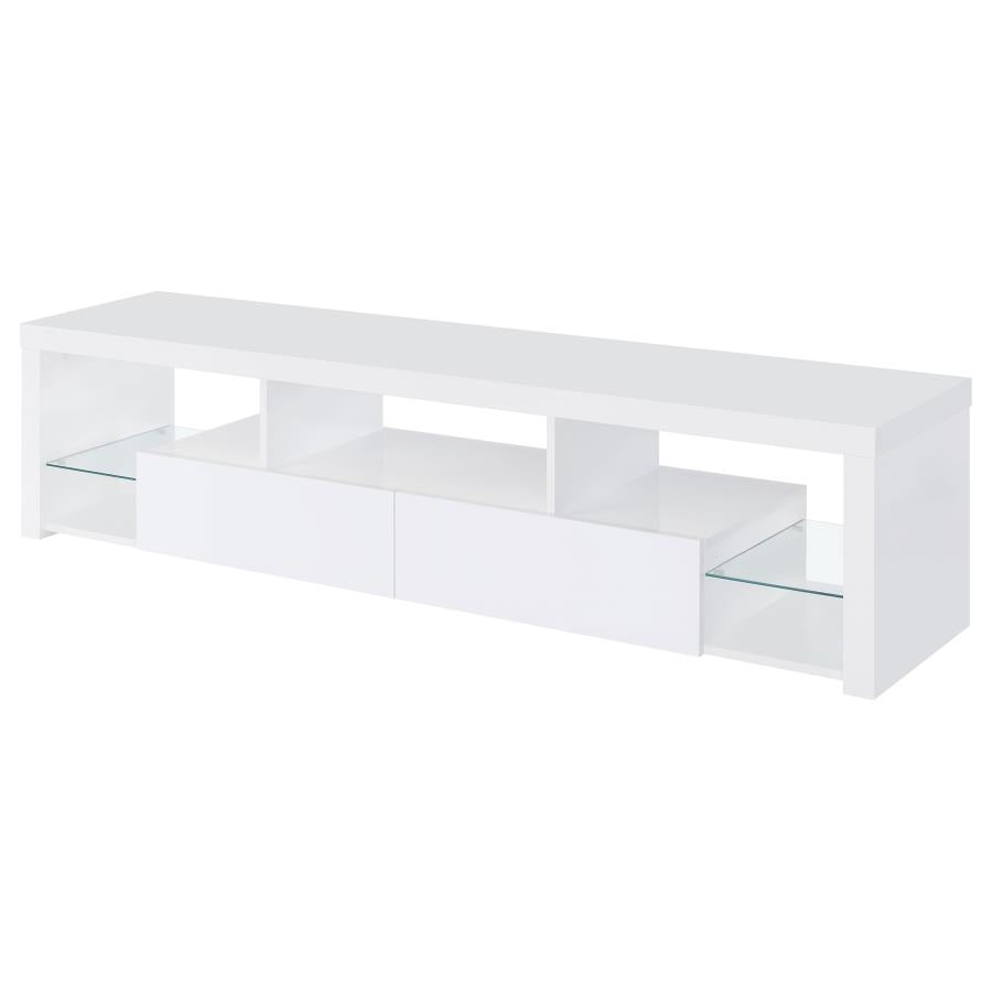 Jude White 71" Tv Stand - furniture place usa