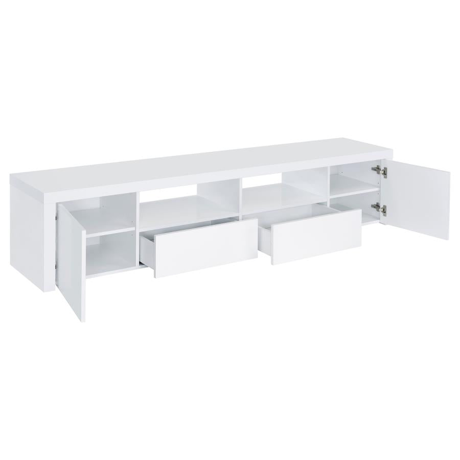 Jude White 79" Tv Stand - furniture place usa