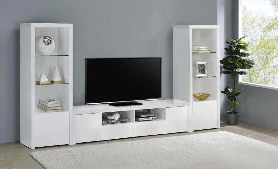 Jude White 79" Tv Stand - furniture place usa