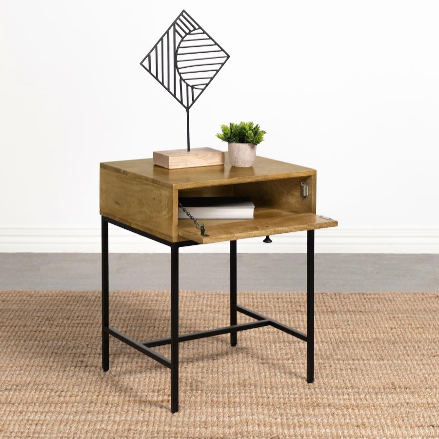 Stephie Brown End Table - furniture place usa