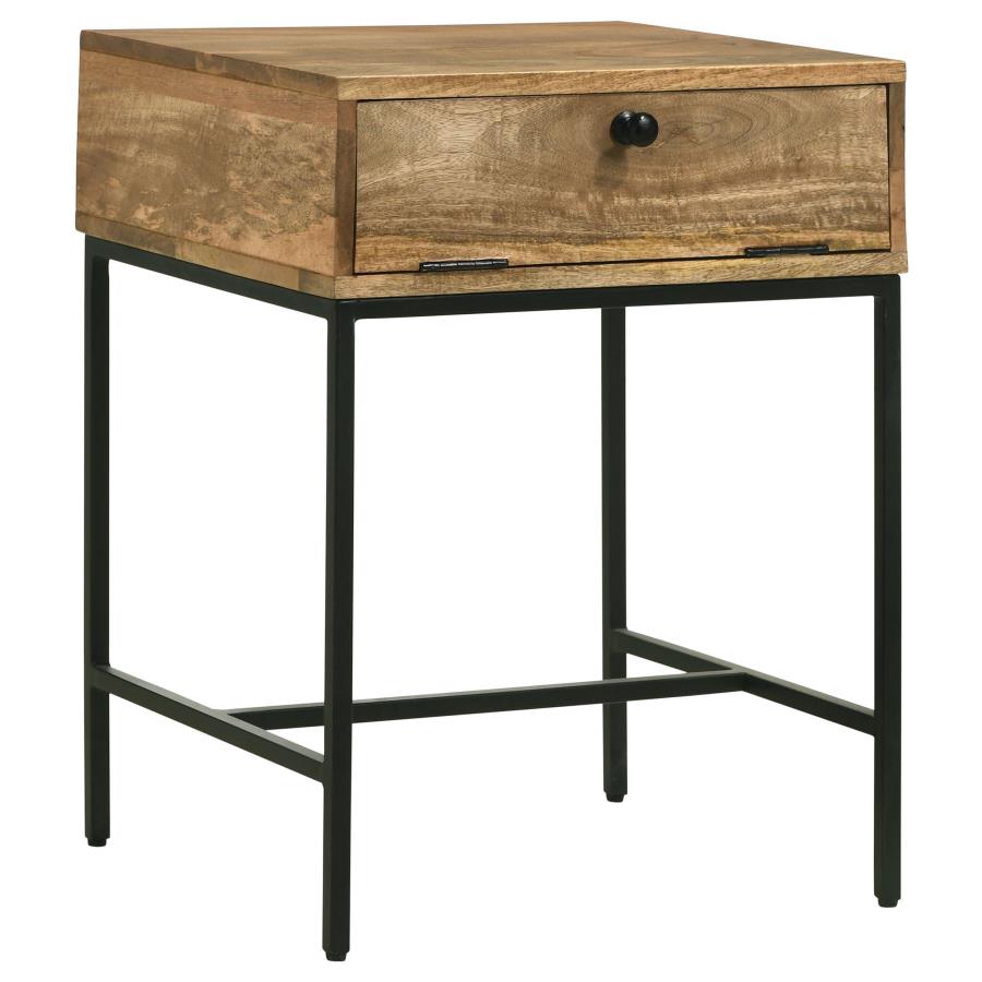 Stephie Brown End Table - furniture place usa