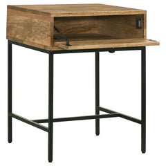 Stephie Brown End Table - furniture place usa