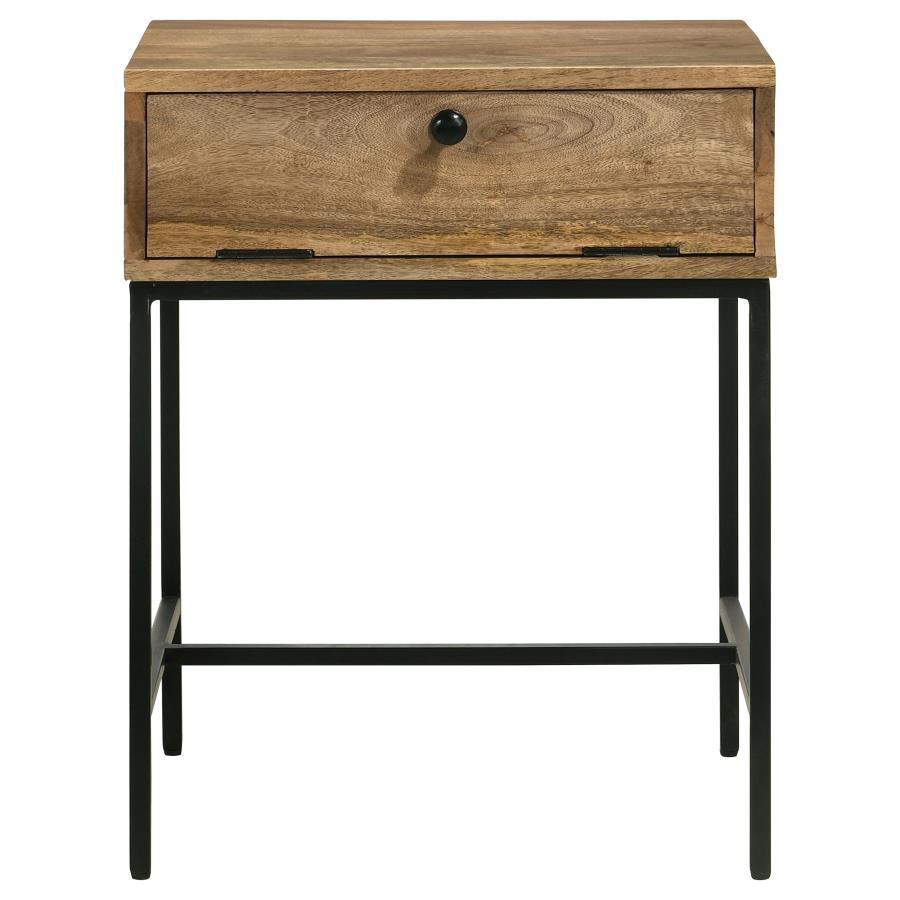 Stephie Brown End Table - furniture place usa