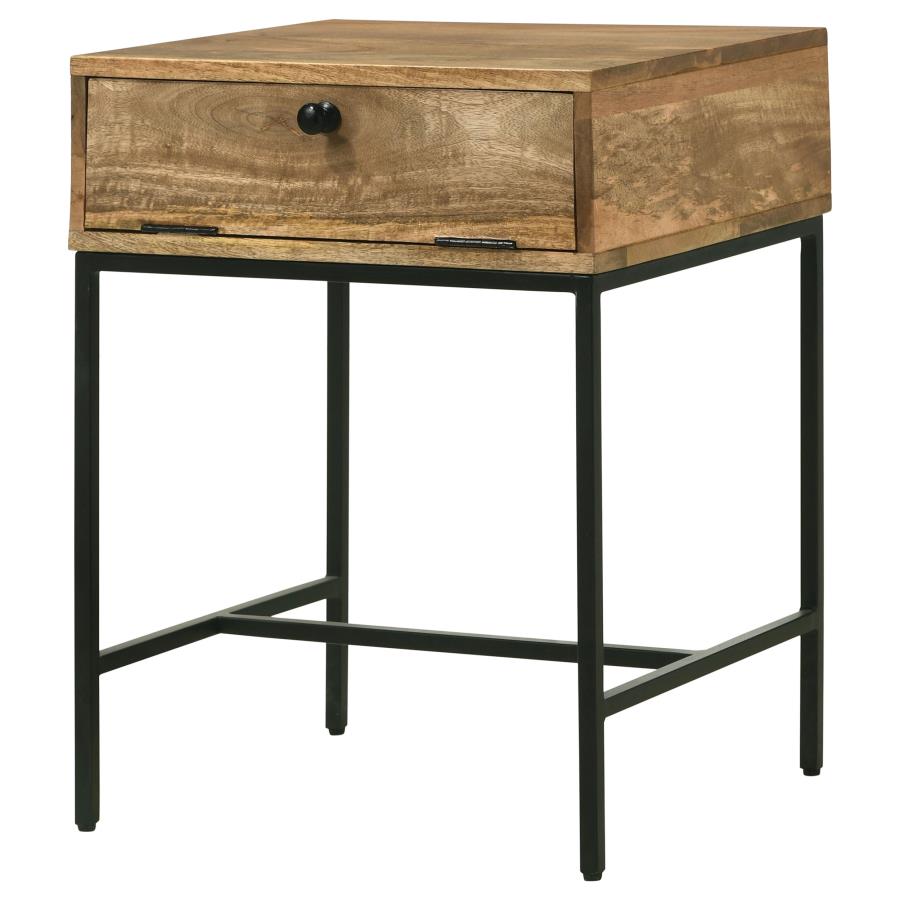 Stephie Brown End Table - furniture place usa