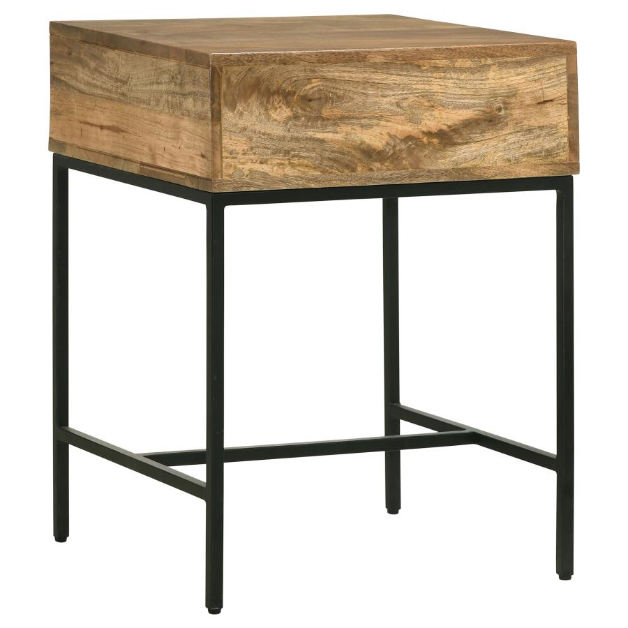 Stephie Brown End Table - furniture place usa