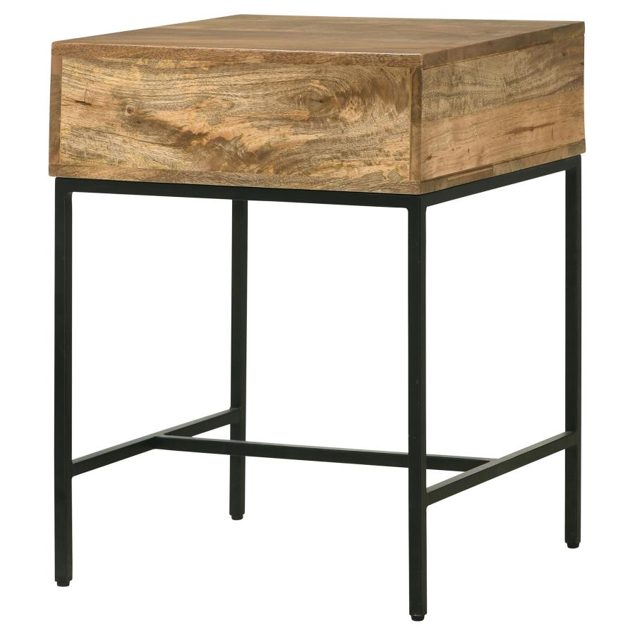 Stephie Brown End Table - furniture place usa