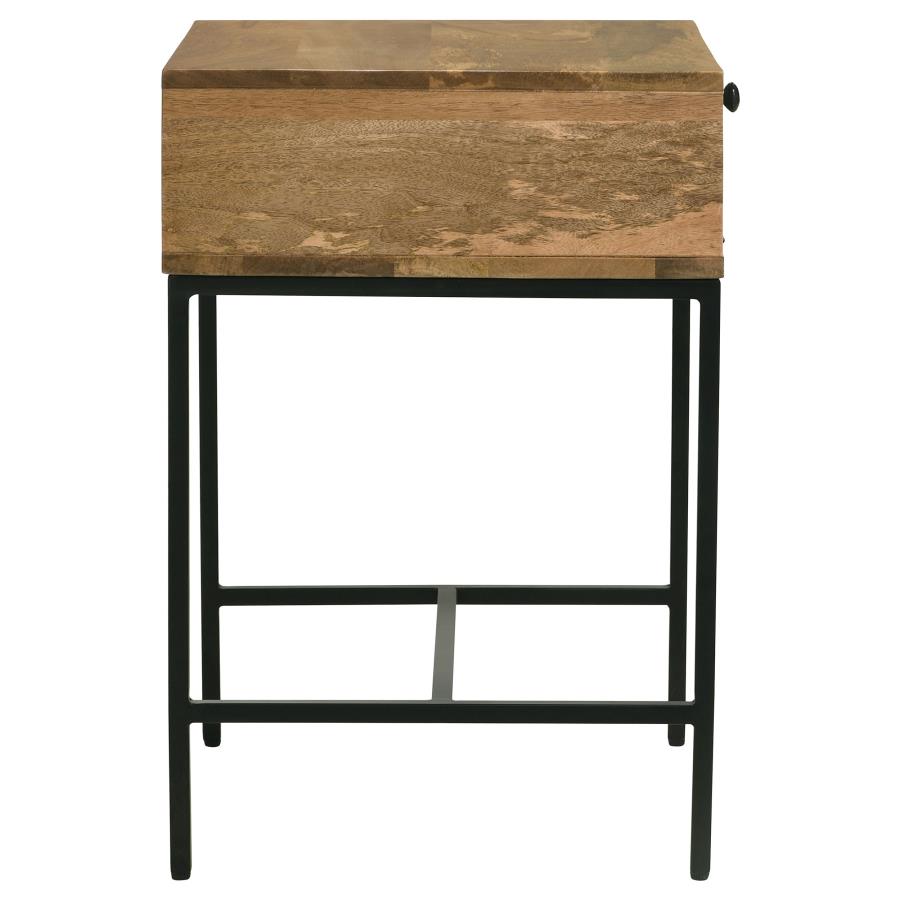 Stephie Brown End Table - furniture place usa