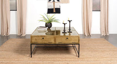 Stephie Brown Coffee Table - furniture place usa