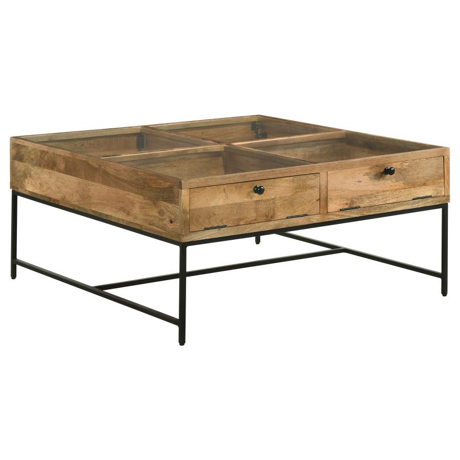 Stephie Brown Coffee Table - furniture place usa