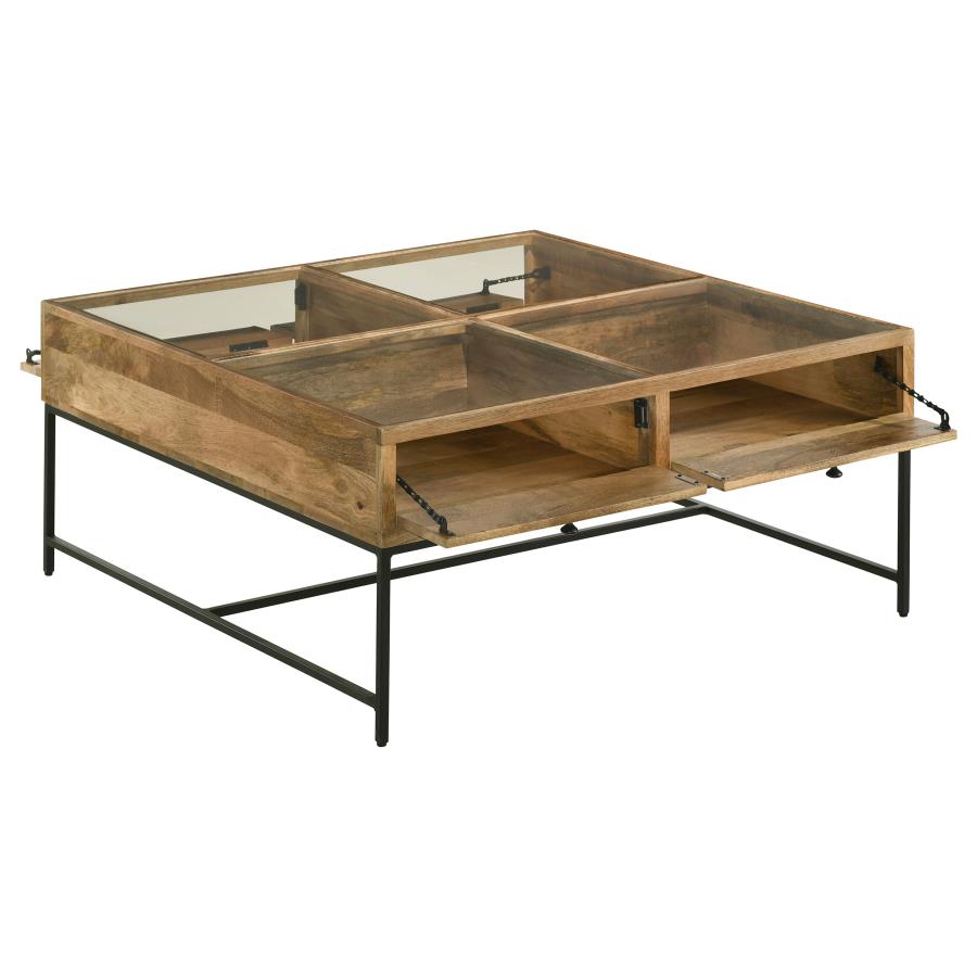 Stephie Brown Coffee Table - furniture place usa