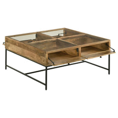 Stephie Brown Coffee Table - furniture place usa