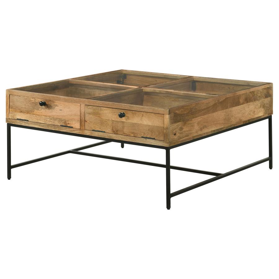 Stephie Brown Coffee Table - furniture place usa