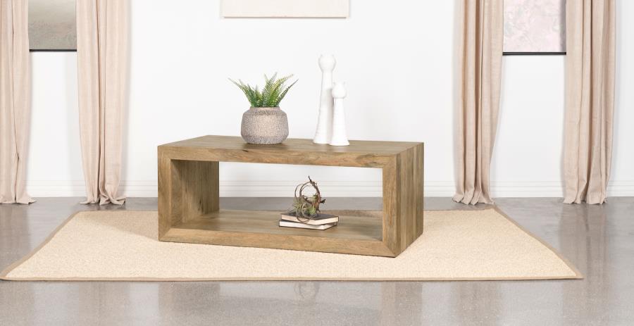 Benton Brown Coffee Table - furniture place usa