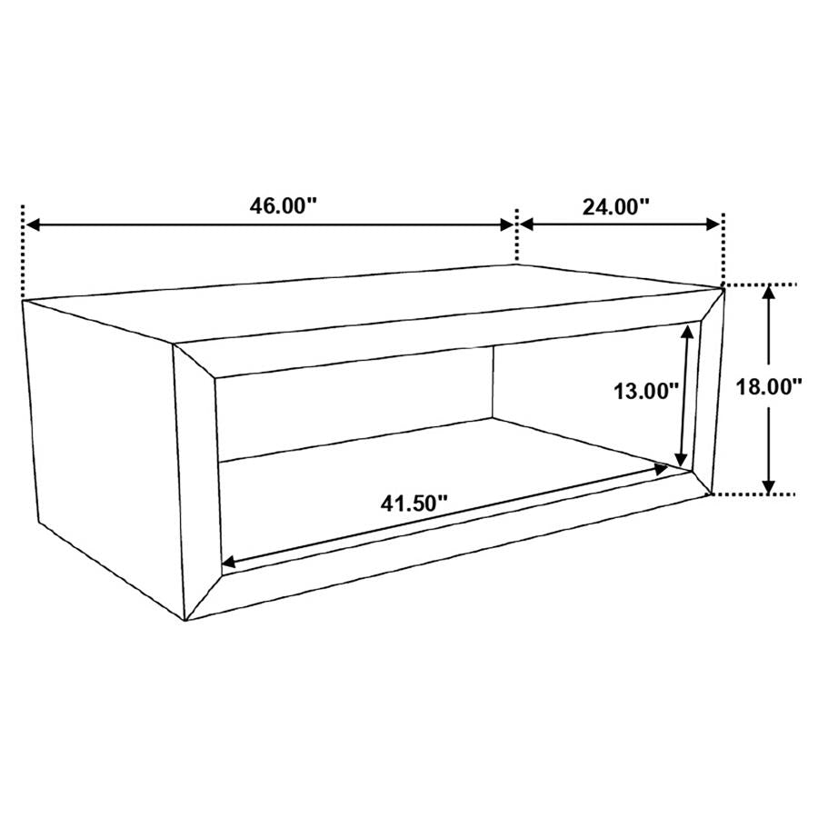 Benton Brown Coffee Table - furniture place usa