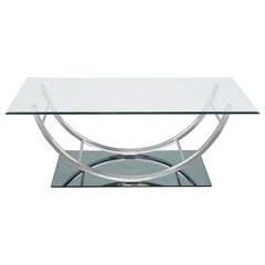 Danville Silver Coffee Table - furniture place usa