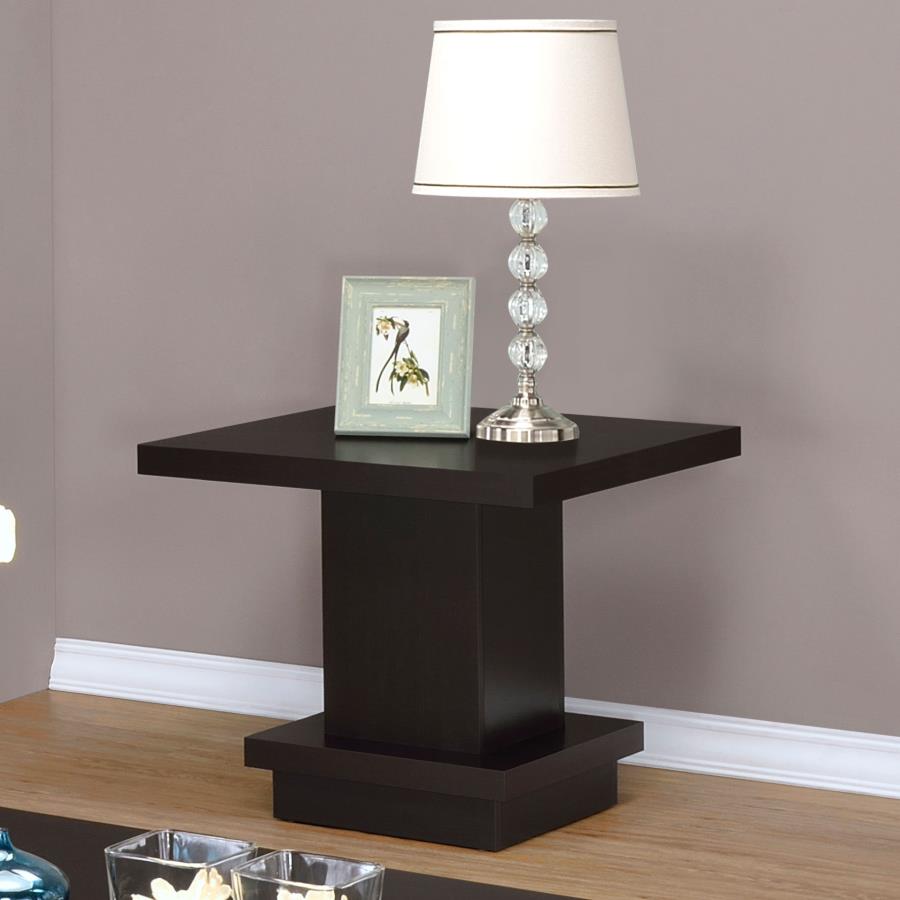 Reston Brown End Table - furniture place usa