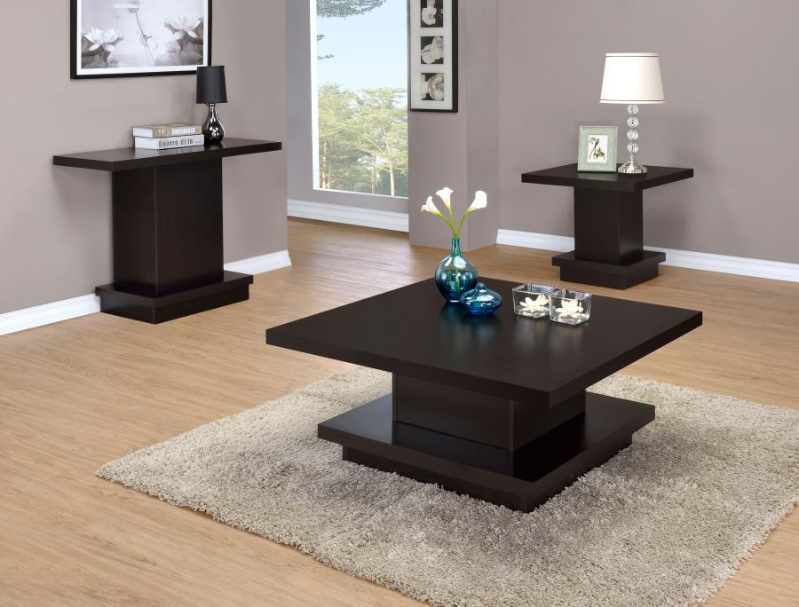 Reston Brown End Table - furniture place usa