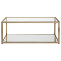 Cora Gold Coffee Table - furniture place usa