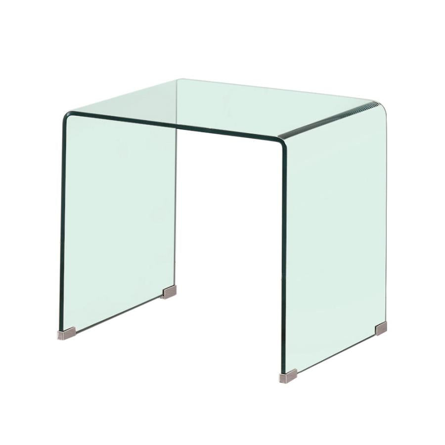 Ripley Clear End Table - furniture place usa