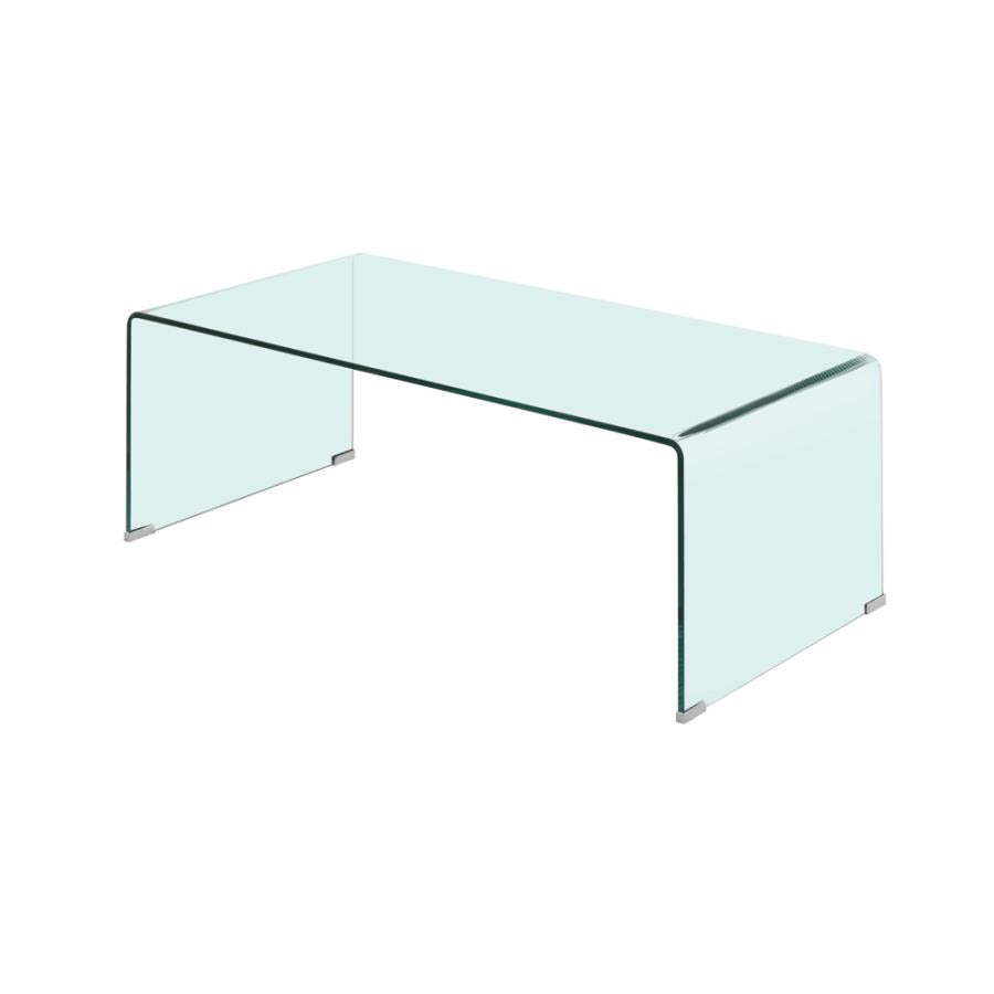 Ripley Clear Coffee Table - furniture place usa