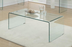 Ripley Clear Coffee Table - furniture place usa