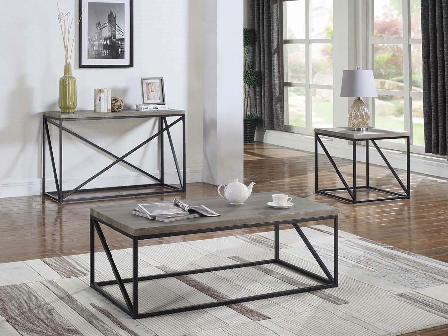 Birdie Grey Sofa Table - furniture place usa