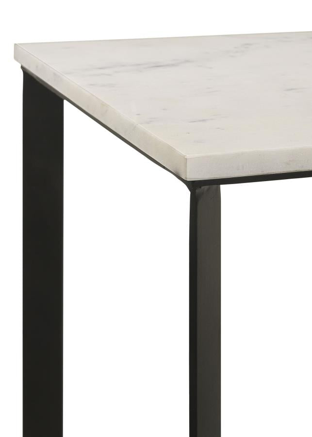 Tobin White End Table - furniture place usa