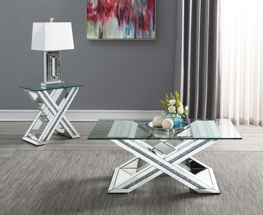 Bonnie Silver Coffee Table - furniture place usa