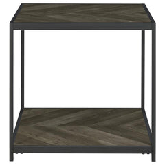 Beckley Grey End Table - furniture place usa