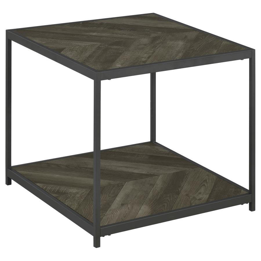 Beckley Grey End Table - furniture place usa