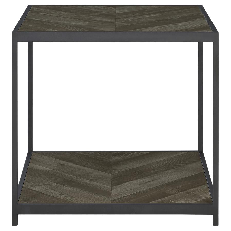 Beckley Grey End Table - furniture place usa