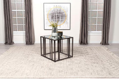 Adri Black End Table - furniture place usa