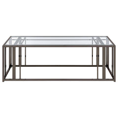 Adri Black Coffee Table - furniture place usa