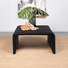 Cahya Black Coffee Table - furniture place usa