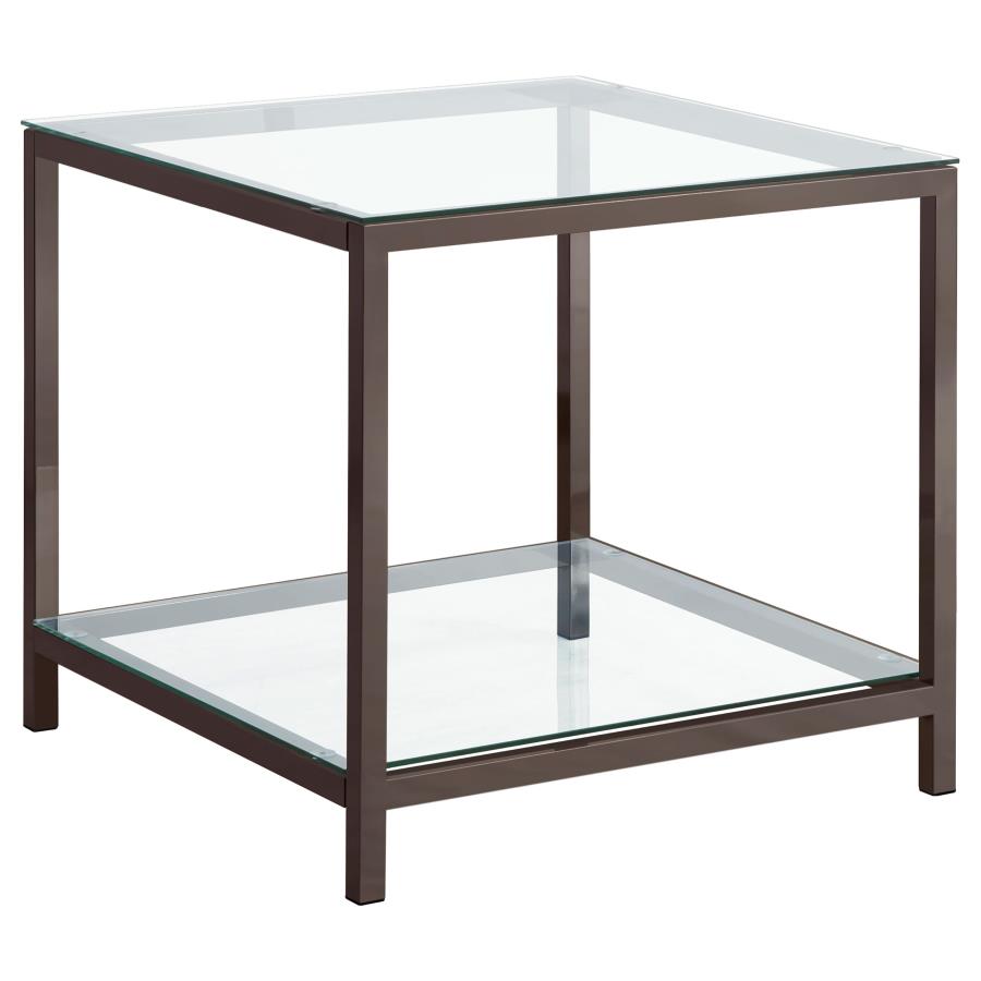 Trini Black End Table - furniture place usa