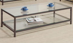 Trini Clear Coffee Table - furniture place usa