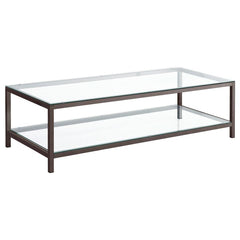 Trini Clear Coffee Table - furniture place usa