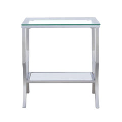 Saide Silver End Table - furniture place usa