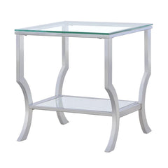 Saide Silver End Table - furniture place usa