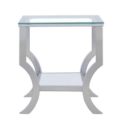 Saide Silver End Table - furniture place usa