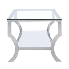 Saide Silver Coffee Table - furniture place usa