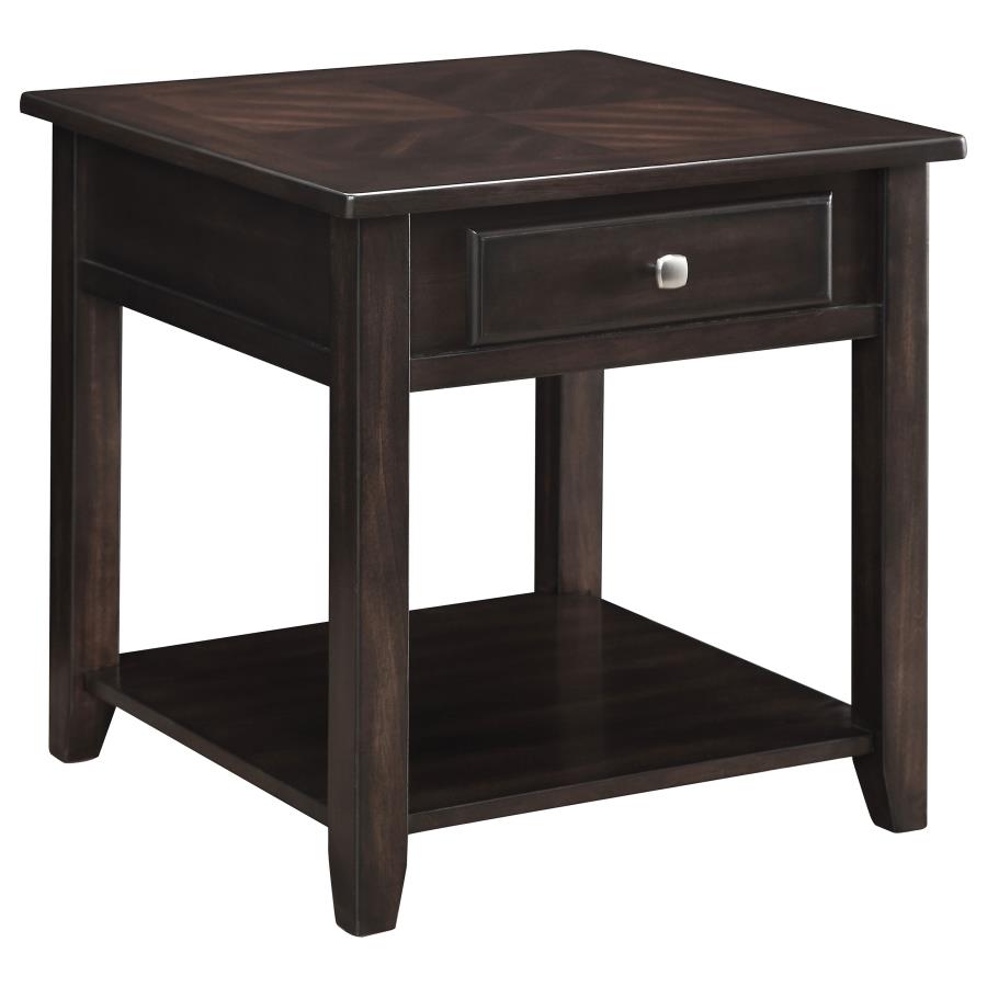 Bradford Brown End Table - furniture place usa