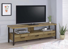 Ruston Brown 71" Tv Stand - furniture place usa