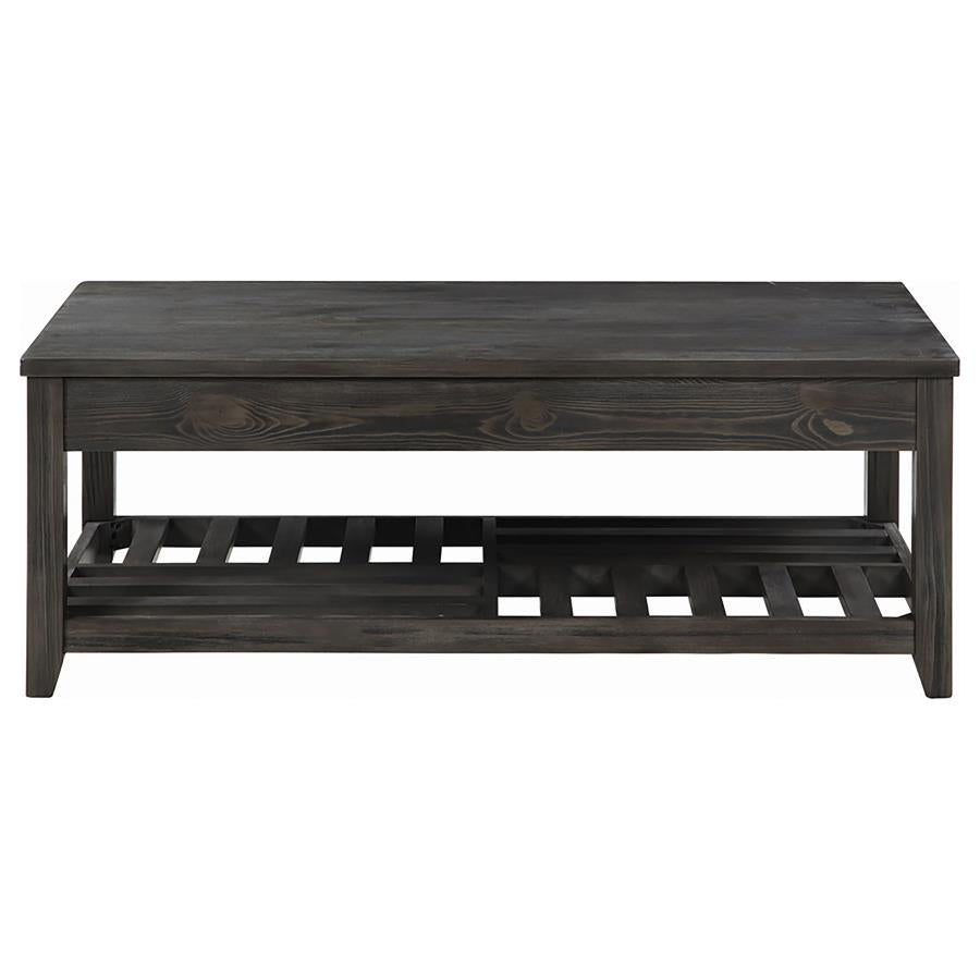 Cliffview Grey Lift Top Coffee Table - furniture place usa