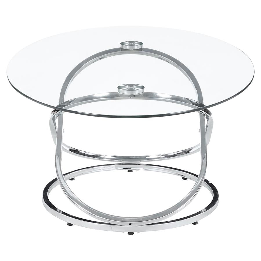 Warren Silver 3 Pc Coffee Table Set - furniture place usa