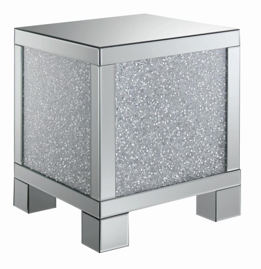 Gillian Silver End Table - furniture place usa